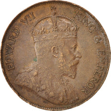 HONG KONG, Cent, 1902, KM #11, AU(50-53), Bronze, 27.7, 7.35