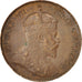 HONG KONG, Cent, 1902, KM #11, AU(50-53), Bronze, 27.7, 7.35