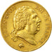 Monnaie, France, Louis XVIII, 40 Francs, 1818, Lille, TTB, Or, KM 713.6,Gad 1092
