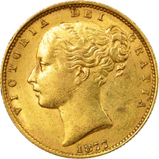 Coin, Australia, Elizabeth II, Sovereign, 1877, Sydney, AU(55-58), Gold, KM:6