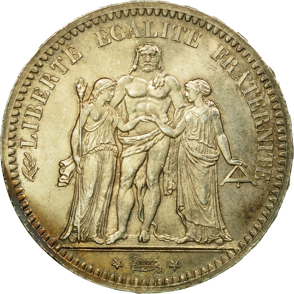 Coin, France, Hercule, 5 Francs, 1873, Paris, AU(55-58), Silver, KM:820.1