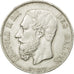 Munten, België, Leopold II, 5 Francs, 5 Frank, 1874, ZF+, Zilver, KM:24