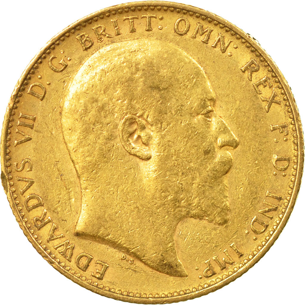 Monnaie, Australie, Edward VII, Sovereign, 1905, Perth, TTB+, Or, KM:15