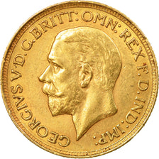 Coin, South Africa, George V, Sovereign, 1929, AU(55-58), Gold, KM:A22
