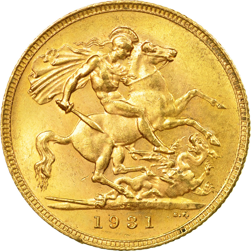 Monnaie, Afrique du Sud, George V, Sovereign, 1931, SUP, Or, KM:A22