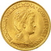 Coin, Netherlands, Wilhelmina I, 10 Gulden, 1917, AU(55-58), Gold, KM:149
