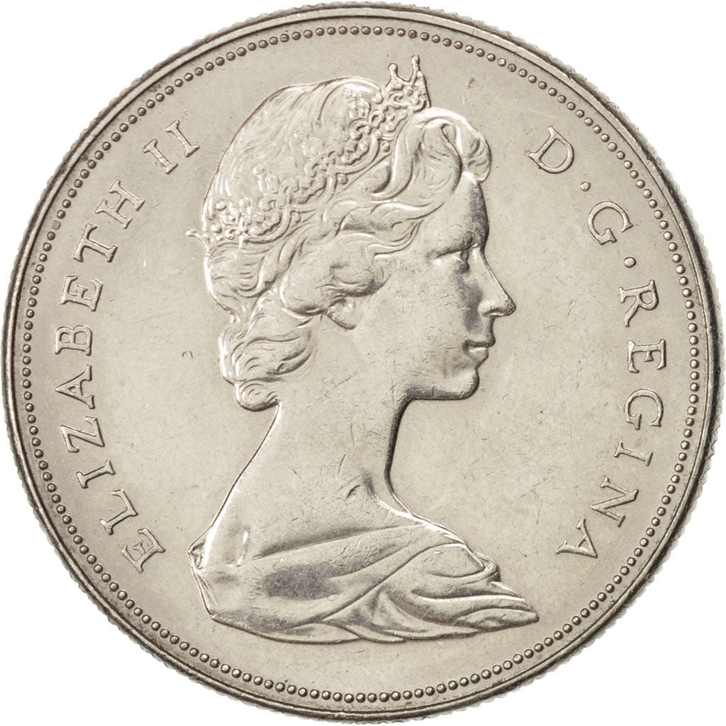CANADA, Dollar, 1971, Royal Canadian Mint, KM #79, AU(55-58), Nickel, 32.1,...