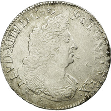 Munten, Frankrijk, Louis XIV, 1/2 Ecu aux Palmes, 1695, FR+, Zilver, Gadoury:185