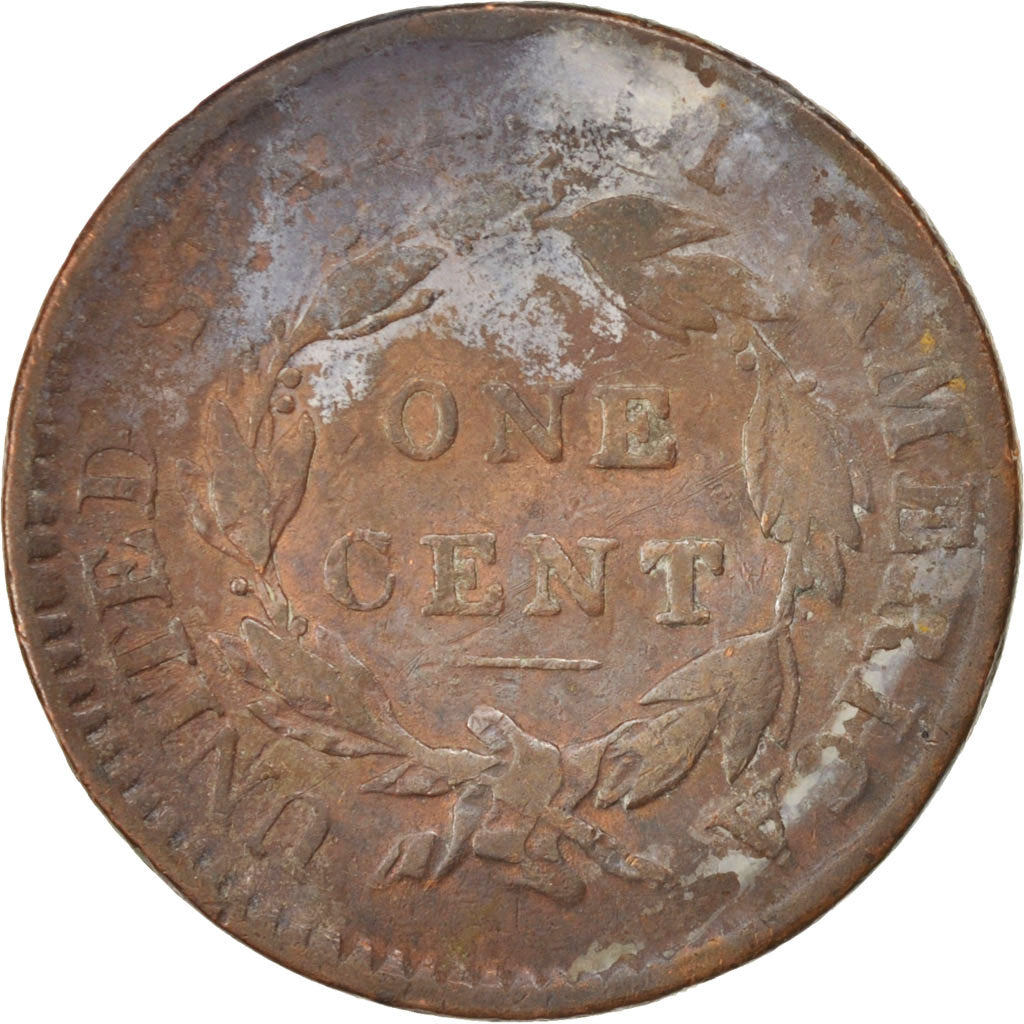 Coin, United States, Coronet Cent, Cent, 1816, U.S. Mint, Philadelphia