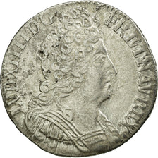 Coin, France, Louis XIV,1/10 Écu aux 3 couronnes,1711,Amiens,VF(30-35),KM 379.19