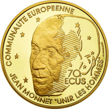 Munten, Frankrijk, 500 Francs-70 Ecus, 1992, FDC, Goud, KM:1013, Gadoury:C 31