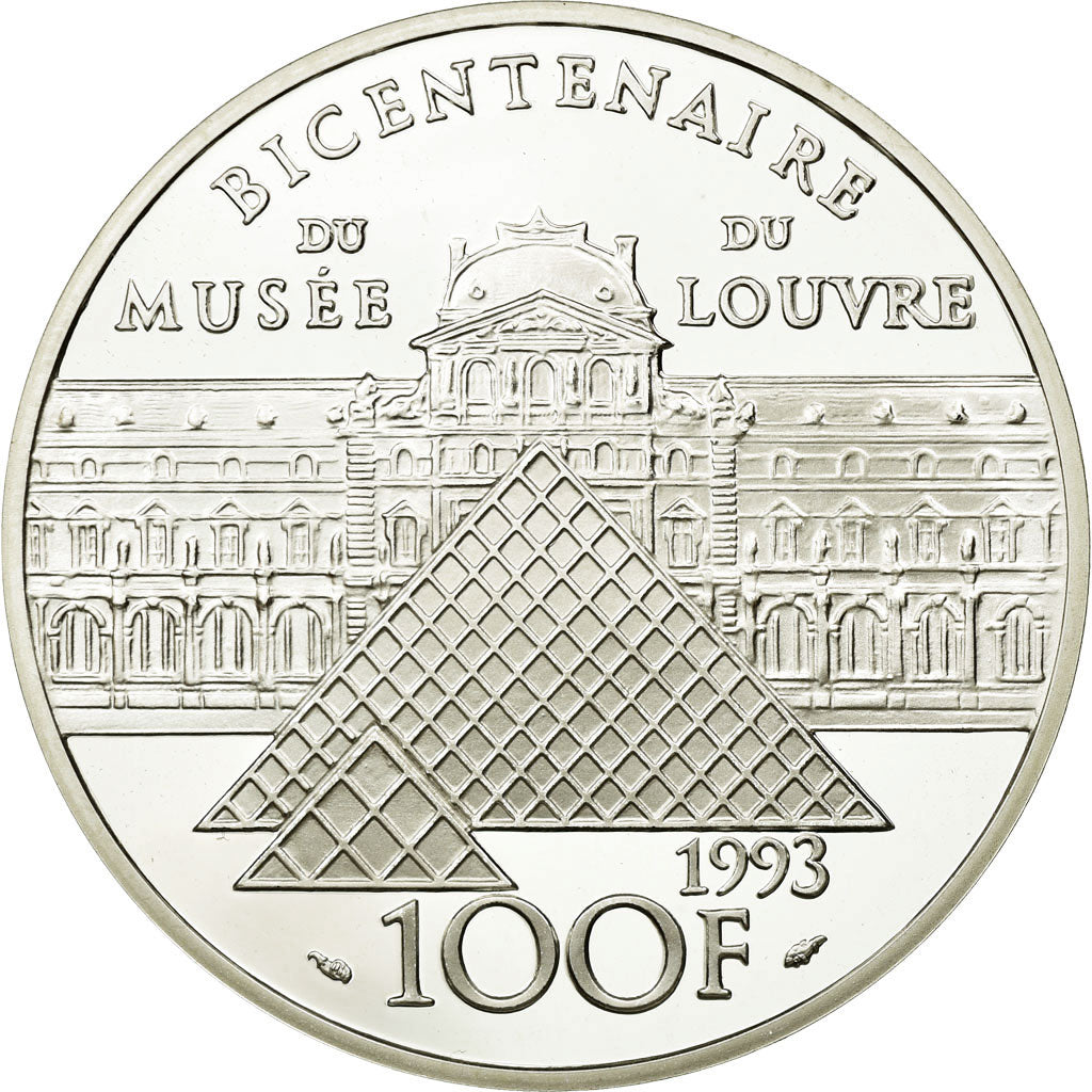 Coin, France, 100 Francs, 1993, MS(65-70), Silver, KM:1017, Gadoury:C45