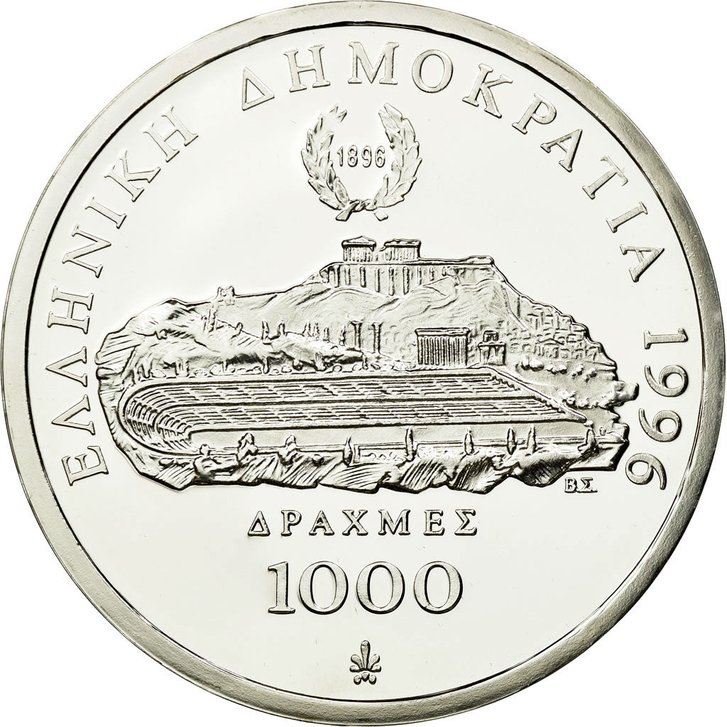 Monnaie, Grèce, 1000 Drachmes, 1996, FDC, Argent, KM:165
