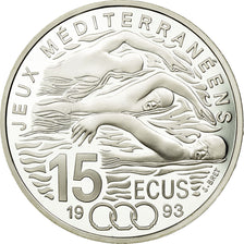 Coin, France, 100 Francs-15 Ecus, 1993, MS(65-70), Silver, KM:1029, Gadoury:C36