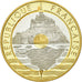 Coin,France,Mont Saint Michel,20 Francs,1992, MS(65-70),Tri-Metallic,KM 1008.2a