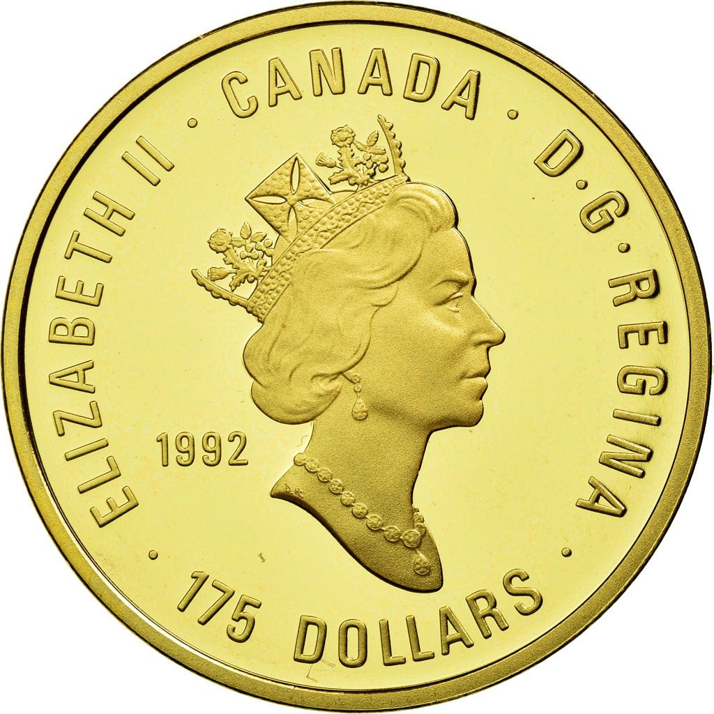 Coin, Canada, Elizabeth II, 175 Dollars, 1992, Ottawa, MS(65-70), KM 217