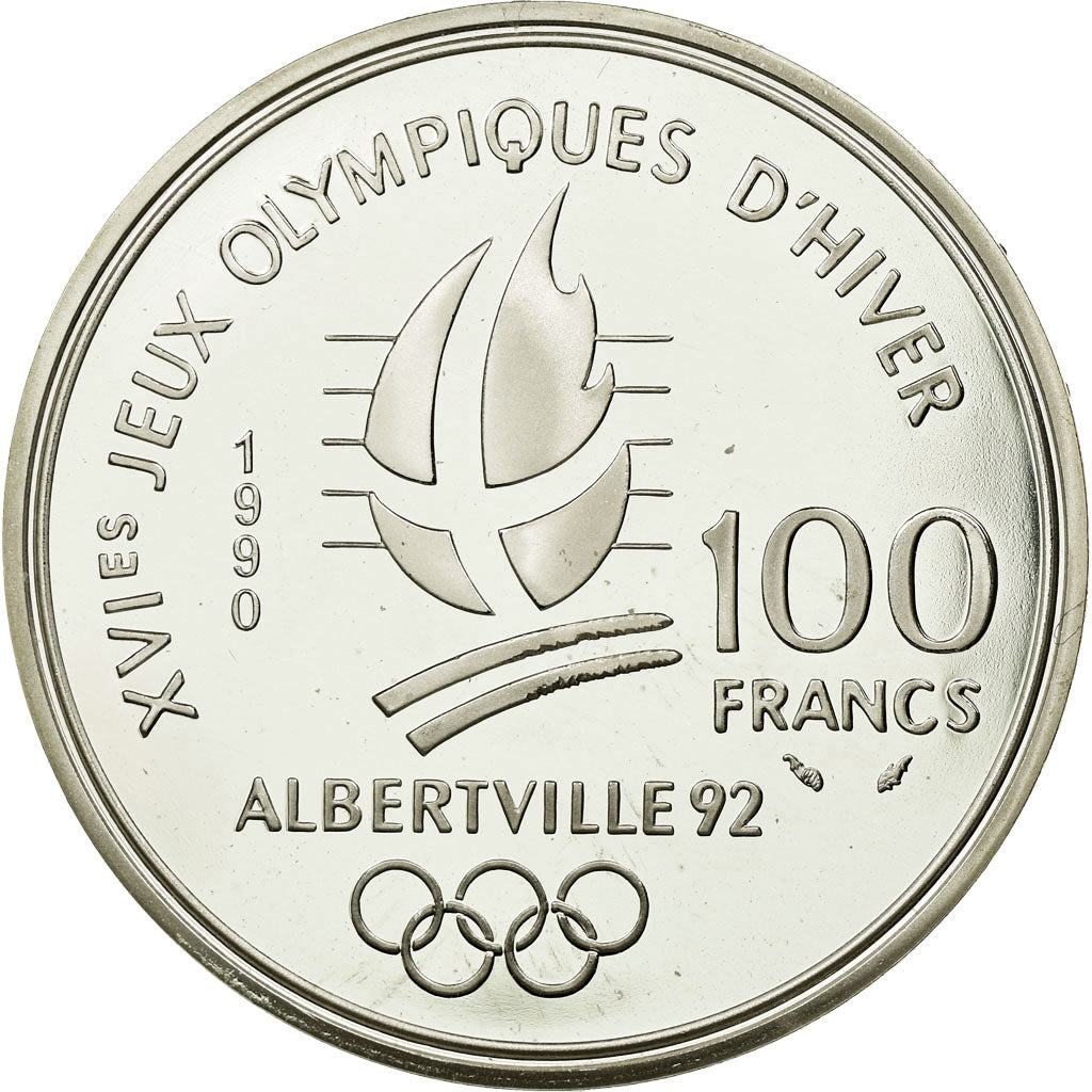 Coin, France, 100 Francs, 1990, MS(65-70), Silver, KM:983, Gadoury:C11