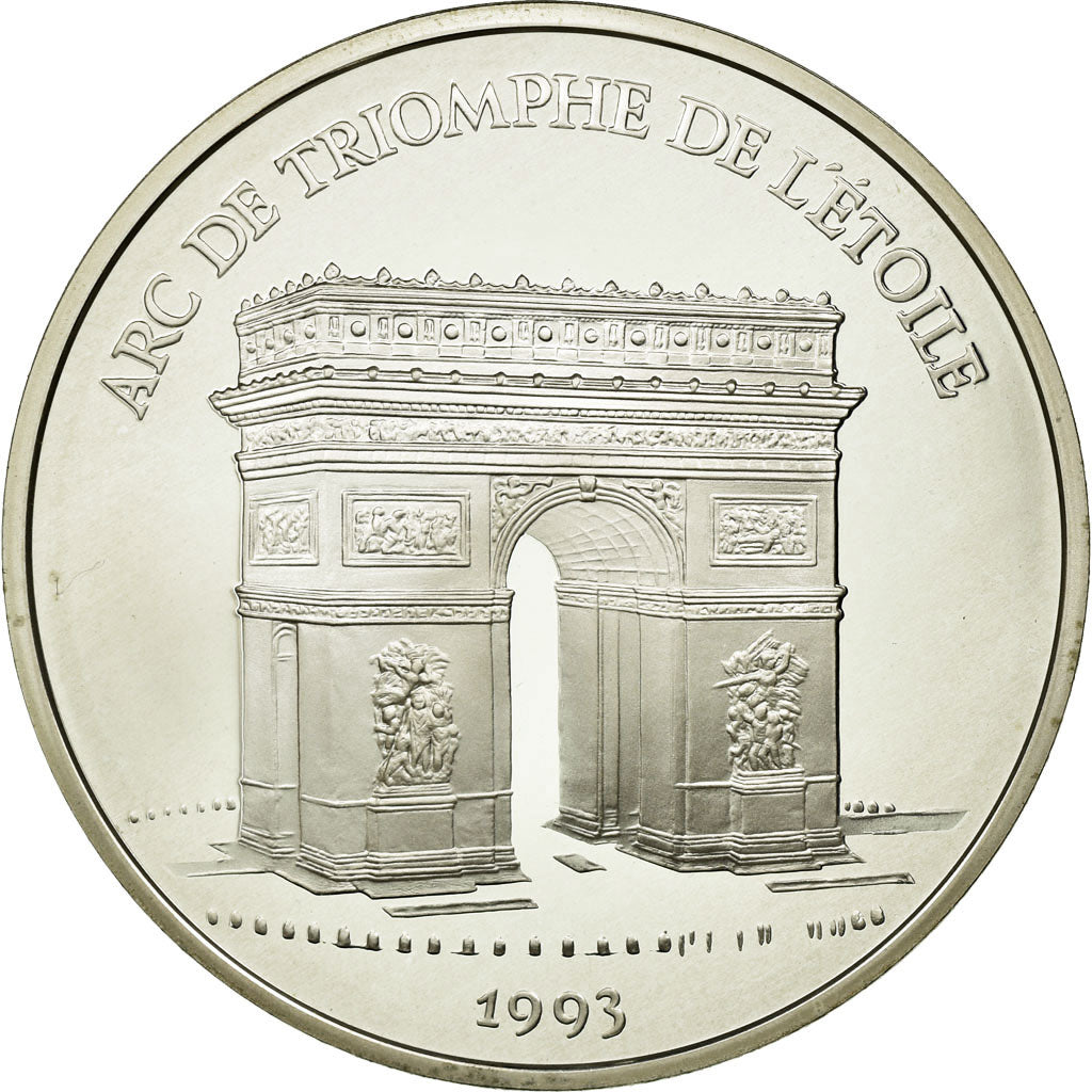 Coin, France, 100 Francs-15 Ecus, 1993, MS(65-70), Silver, KM:1031, Gadoury:C41