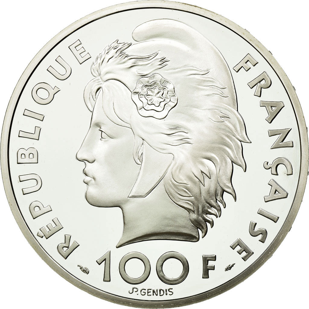 Munten, Frankrijk, 100 Francs-15 Ecus, 1993, FDC, Zilver, KM:1030, Gadoury:C35
