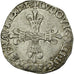 Coin, France, Louis XIII, 1/4 Écu à la croix,1613, Nantes, VF(30-35), KM 47.16