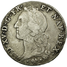 Coin, France, Louis XV, Écu au bandeau,1765, Bayonne, VF(30-35),Silver,KM 512.12