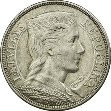 Coin, Latvia, 5 Lati, 1929, EF(40-45), Silver, KM:9
