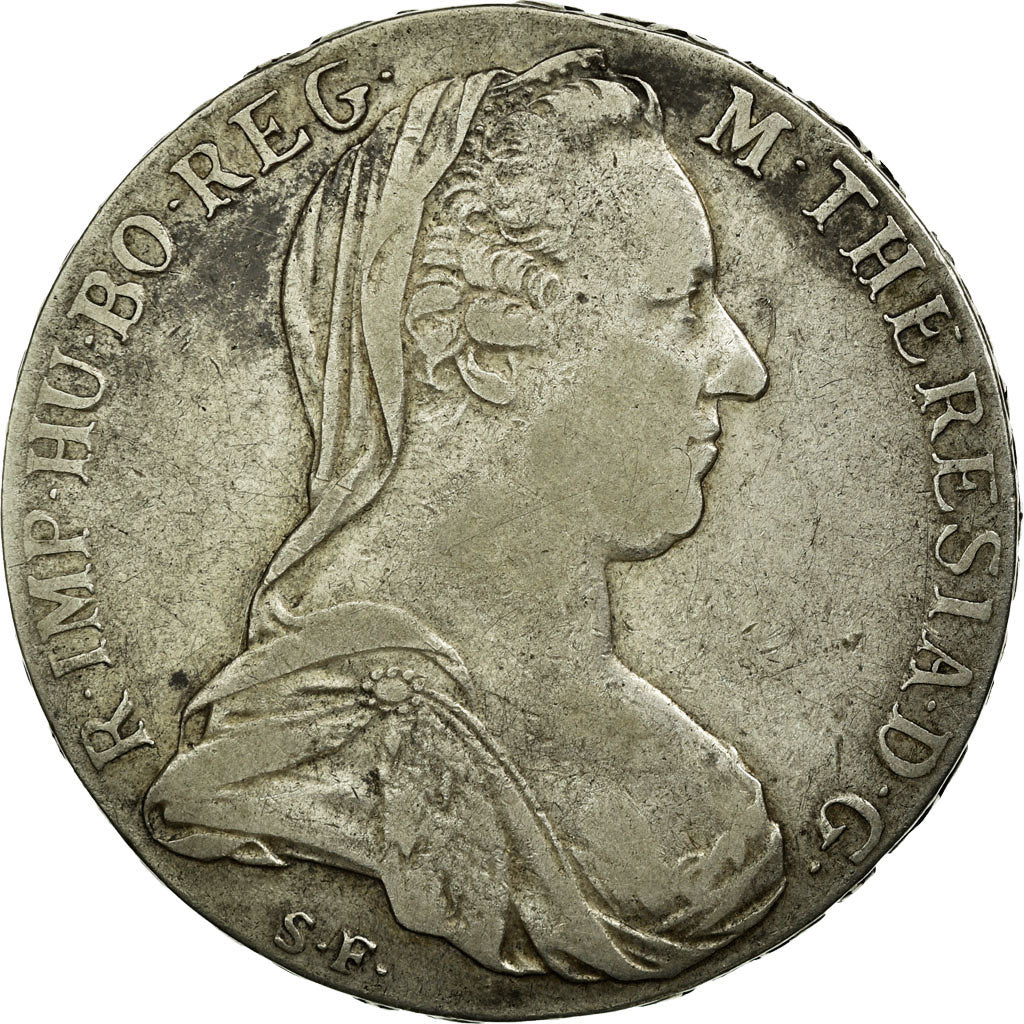 Coin, Austria, Joseph II, Thaler, 1780, Official restrike, EF(40-45), Silver