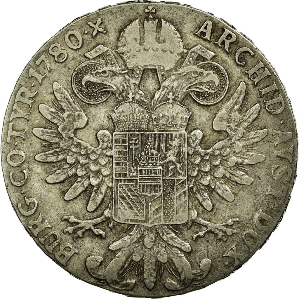 Coin, Austria, Joseph II, Thaler, 1780, Official restrike, EF(40-45), Silver