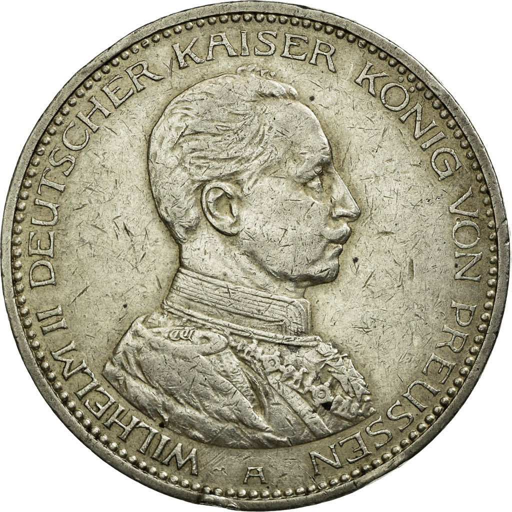 Monnaie, Etats allemands, PRUSSIA, Wilhelm II, 5 Mark, 1913, Berlin, TTB,KM 536