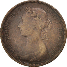 GREAT BRITAIN, 1/2 Penny, 1887, KM #754, VF(30-35), Bronze, 5.50