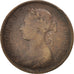 GREAT BRITAIN, 1/2 Penny, 1887, KM #754, VF(30-35), Bronze, 5.50