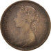 Gran Bretagna, Victoria, 1/2 Penny, 1887, MB+, Bronzo, KM:754