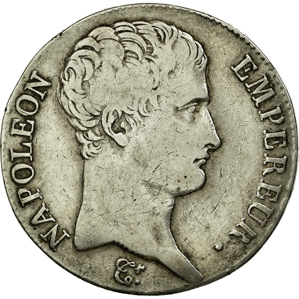 Coin, France, Napoléon I, 5 Francs, 1806, Bayonne, VF(30-35), Silver, KM:673.8