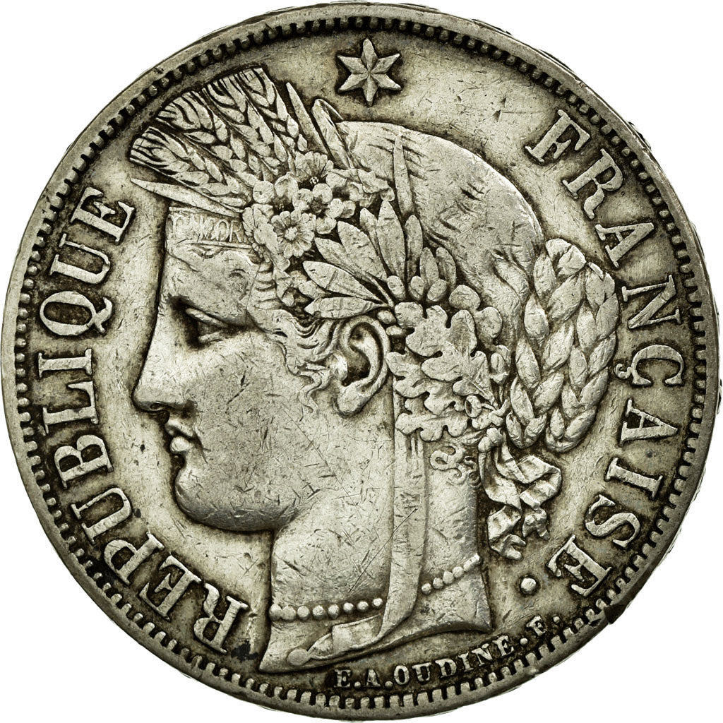 Monnaie, France, Cérès, 5 Francs, 1870, Paris, TTB, Argent, Gadoury:743,KM 819