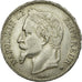 Moneda, Francia, Napoléon III, 5 Francs, 1869, Strasbourg, MBC+, Plata,KM 799.2