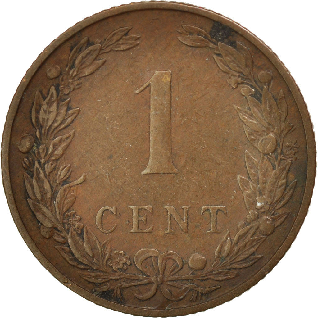 Coin, Netherlands, Wilhelmina I, Cent, 1905, EF(40-45), Bronze, KM:132.1