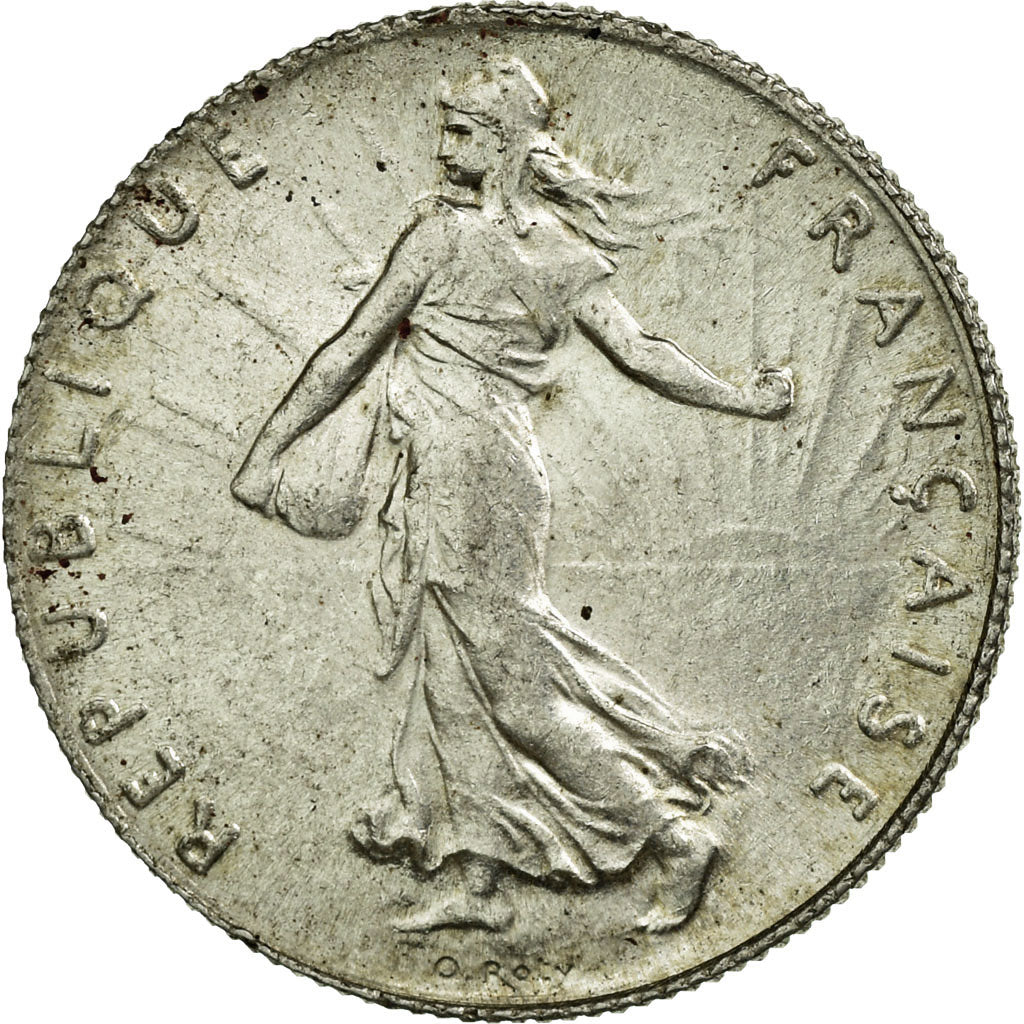 Monnaie, France, Semeuse, 50 Centimes, 1916, Paris,SUP,Argent,Gadoury:420,KM 854
