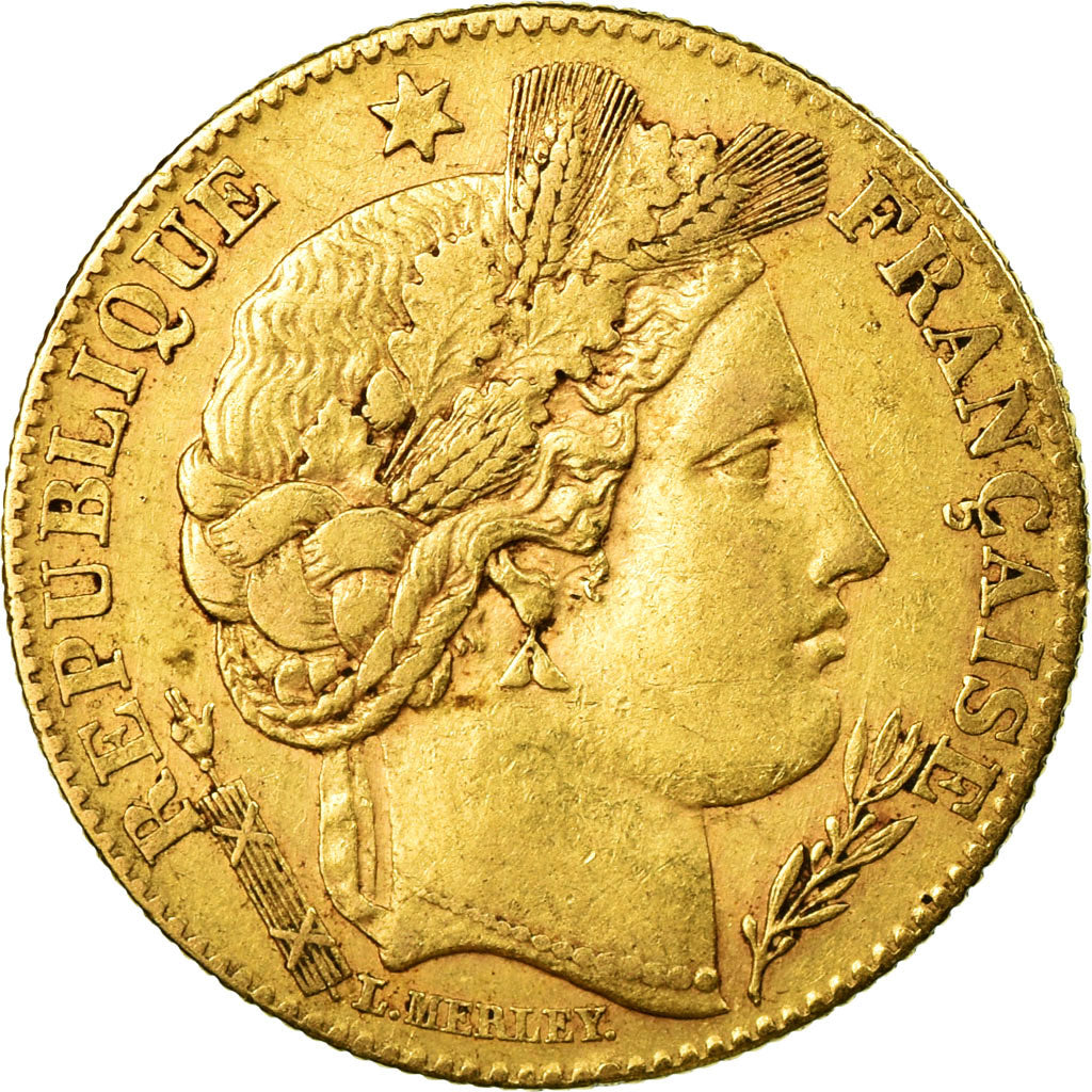 Coin, France, Cérès, 10 Francs, 1899, Paris, EF(40-45), Gold, KM:830