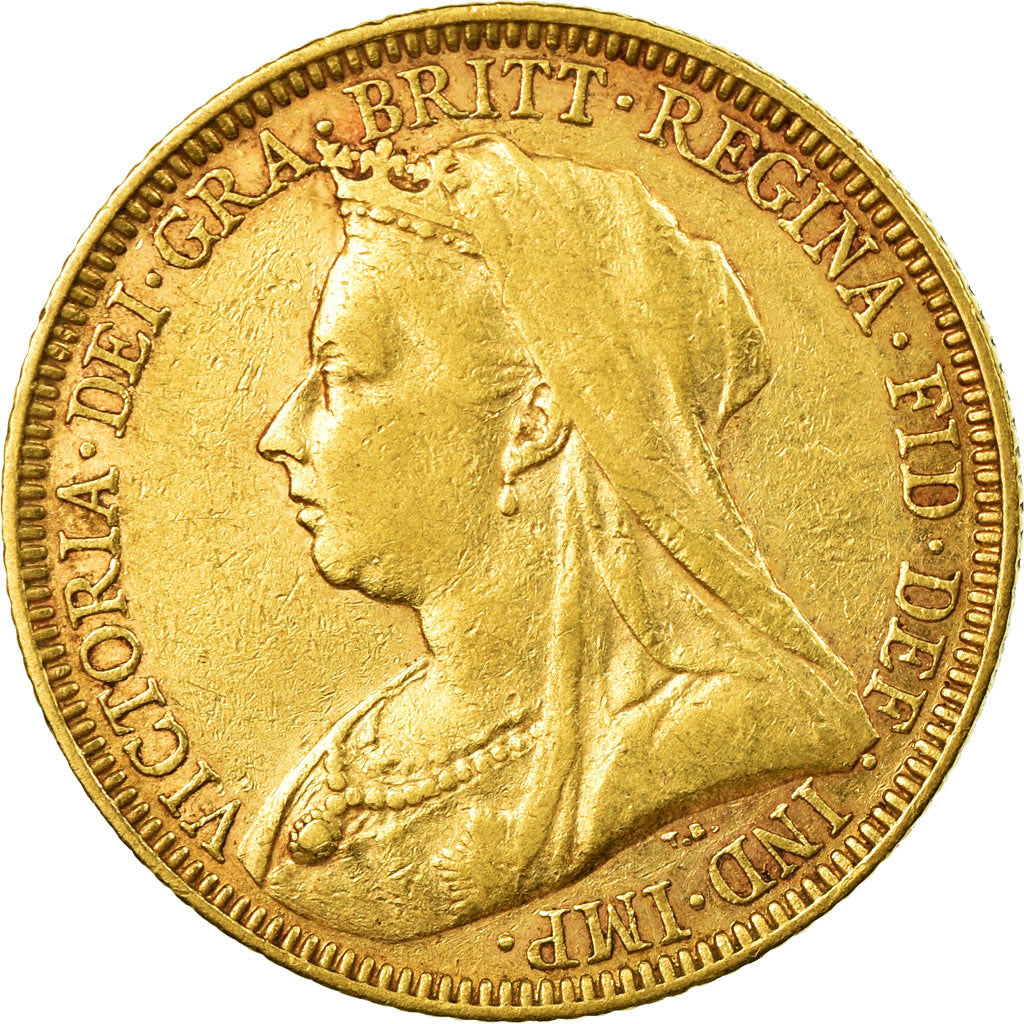 Monnaie, Australie, Victoria, Sovereign, 1894, Melbourne, TTB+, Or, KM:13