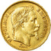 Coin, France, Napoleon III, 20 Francs, 1870, Paris, AU(50-53), Gold, KM 801.1