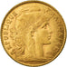 Munten, Frankrijk, Marianne, 10 Francs, 1910, Paris, ZF+, Goud, KM:846