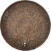 BOLIVIA, Centavo, 1883, Paris, KM #167, F(12-15), Copper, 5.09