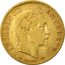 Munten, Frankrijk, Napoleon III, 10 Francs, 1862, Paris, Goud, FR+, KM 800.1