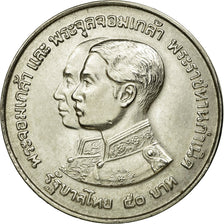 Coin, Thailand, Rama IX, 50 Baht, 1974, MS(60-62), Silver, KM:101