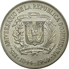 Monnaie, Dominican Republic, Peso, 1969, SUP, Copper-nickel, KM:33
