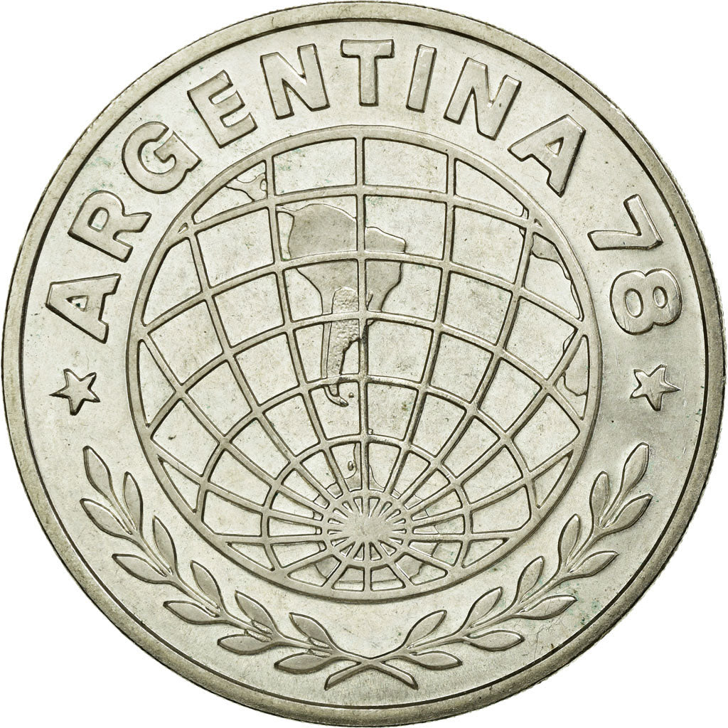 Coin, Argentina, 3000 Pesos, 1977, AU(55-58), Silver, KM:80