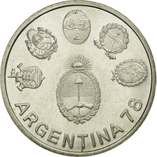 Coin, Argentina, 2000 Pesos, 1977, AU(55-58), Silver, KM:79