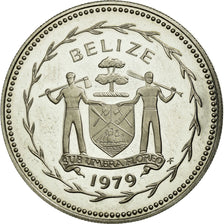 Coin, Belize, 50 Cents, 1979, Franklin Mint, MS(65-70), Copper-nickel, KM:50