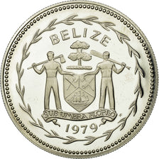 Coin, Belize, 5 Dollars, 1979, Franklin Mint, MS(65-70), Copper-nickel, KM:44