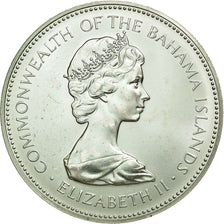 Moneda, Bahamas, Elizabeth II, 2 Dollars, 1972, Franklin Mint, U.S.A.,EBC+,KM 23